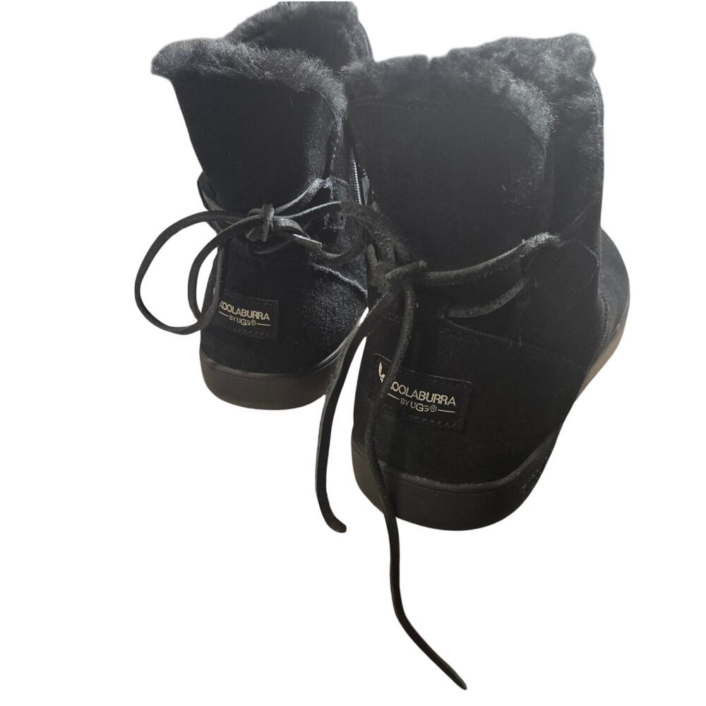 KOOLABURRA BY UGG SHAZI SHORT black zippered Ankle boot 1019362-Size US 9